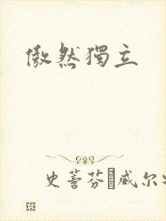 傲然独立封面