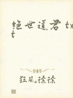 绝世道君 txt