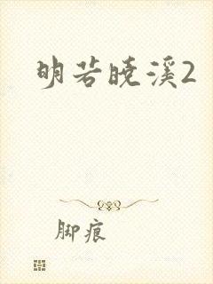 明若晓溪2封面