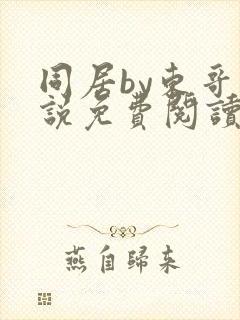 同居by东哥小说免费阅读全文无弹窗