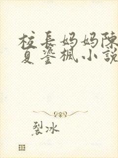 校长妈妈陈淑娴夏鎏枫小说阅读封面