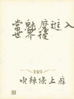 当魅魔进入快穿世界后
