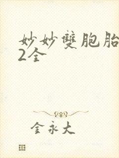 妙妙双胞胎1-2全封面