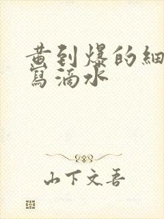 黄到爆的细节描写滴水封面