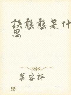 铁憨憨是什么意思