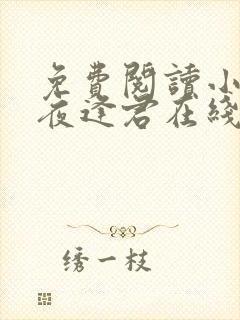 免费阅读小说此夜逢君在线阅读全文封面