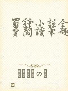 罗铮小说全文免费阅读笔趣阁