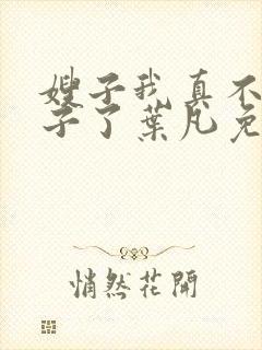 嫂子我真不是傻子了叶凡免费下载封面