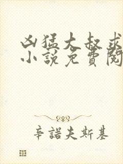 凶猛大叔求放过小说免费阅读
