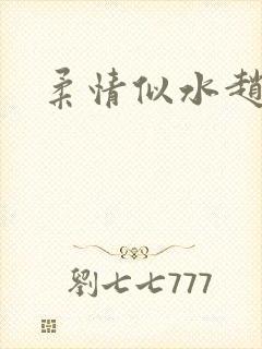 柔情似水赵雅儿