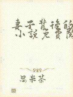 妻子背后的秘密 小说免费阅读