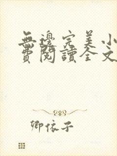 无边完美小说免费阅读全文最新章节