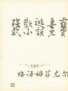 强欢逃妻霸道总裁小说免费阅读全文