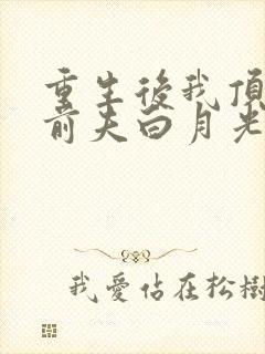重生后我顶替了前夫白月光免费阅读全