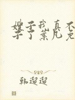 嫂子我真不是傻子了叶凡免费阅读封面