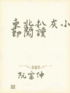 东北扒灰小说分节阅读