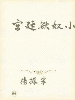 宫廷欲奴小说封面