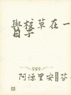 与校草在一起的日子