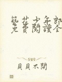 簪花少年郎空留免费阅读全文