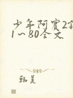 少年阿宾2钰慧1～80全文封面