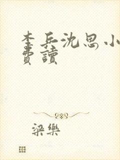 李兵沈思小说免费读封面