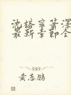 沈榕宁萧泽小说最新章节全文阅读