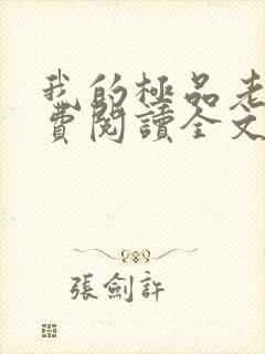 我的极品老婆免费阅读全文小说封面