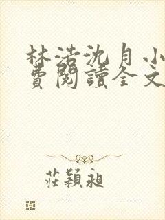 林浩沈月小说免费阅读全文