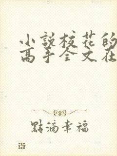 小说校花的贴身高手全文在线阅读