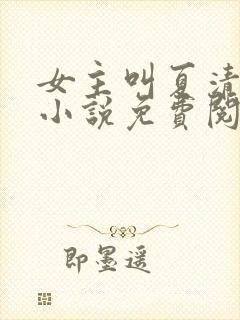 女主叫夏清欢的小说免费阅读