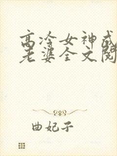 高冷女神成了我老婆全文阅读封面