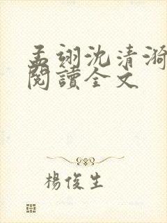 孟翊沈清漪免费阅读全文