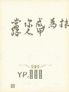 当你成为抹布文路人甲