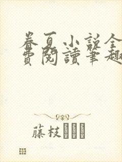 眷夏小说全文免费阅读笔趣阁
