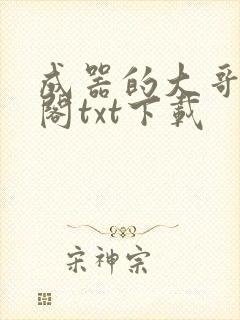 成器的大哥笔趣阁txt下载封面