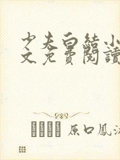 少夫白结小说全文免费阅读无弹窗最新章节