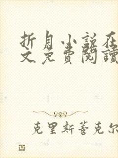 折月小说在线全文免费阅读无弹窗