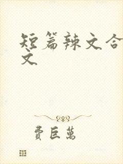 短篇辣文合集h文