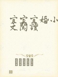 宜室宜婚小说全文阅读封面