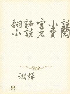 翻译官小说原著小说免费阅读