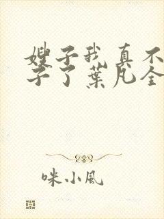 嫂子我真不是傻子了叶凡全文免费读封面