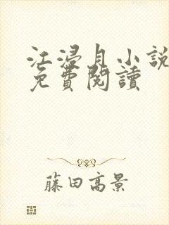 江浸月小说全文免费阅读封面