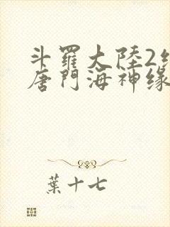 斗罗大陆2绝世唐门海神缘