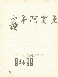 少年阿宾免费阅读