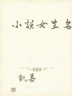 小说女生名字