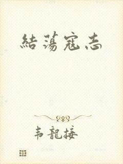 结荡寇志封面
