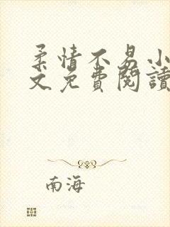 柔情不易小说全文免费阅读封面