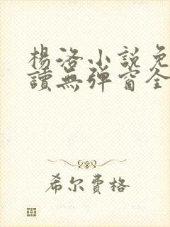 杨洛小说免费阅读无弹窗全文