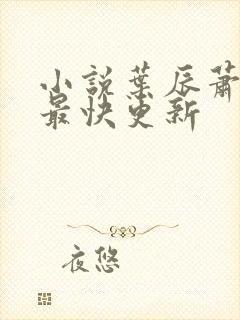 小说叶辰萧初然最快更新