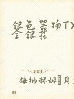 银色器物TXL金银花封面